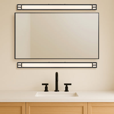 Gilson 80 LED Vanity Light in Antique Gold, Black or Ch — lifestyle