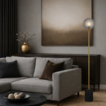 Gina Floor Lamp 1Lt in Beige, Black — lifestyle