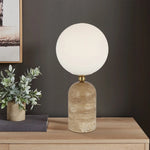 Gina Table Lamp Beige, Black