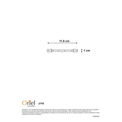 Oriel HALOGEN ER J118 R7s 160W