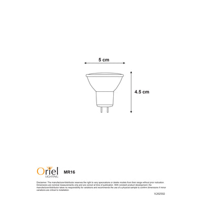 Oriel LED 12V MR16