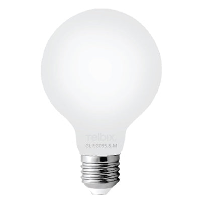 8w LED E27 G95 Globe Warm White 3000k, Cool White 4000k
