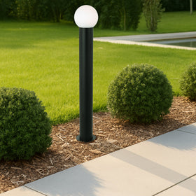 Gorem Exterior Bollard Light — lifestyle