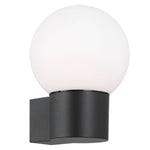 Gorem Exterior Wall Light — Black| Opal Matt