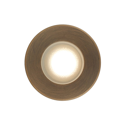 Halon 24V Brass Exterior LED Inground Light