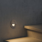 Halon 24V Brass Step Light — lifestyle