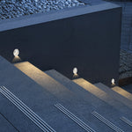 Halon 24V Brass Step Light — lifestyle