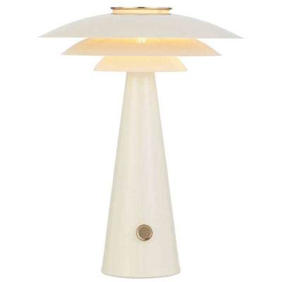 Halvik Table Lamp — Beige