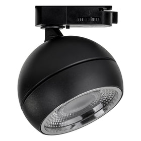 Ondo Single Circuit 6w or 9w Tri Colour Dimmable Black Track Head - HCP-1021911