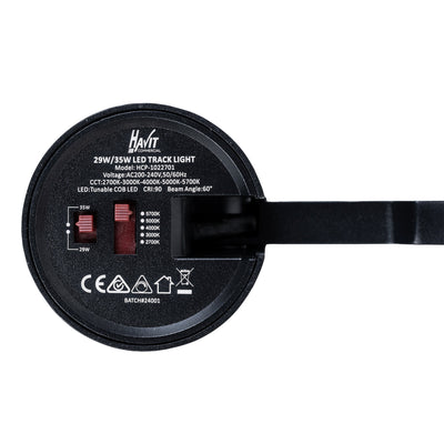 Three Circuit 29W-35W Dimmable Track Heads