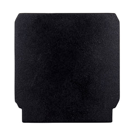 Black End Cap to suit Three Circuit Recessed Track - HCP-102301-EC