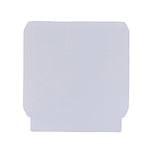 White End Cap to suit Three Circuit Recessed Track - HCP-103301-EC