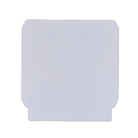 White End Cap to suit Three Circuit Recessed Track - HCP-103301-EC