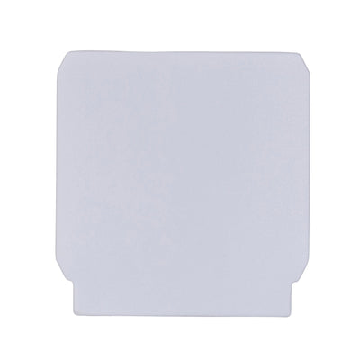 White End Cap to suit Three Circuit Recessed Track - HCP-103301-EC