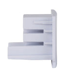 White End Cap to suit Three Circuit Recessed Track - HCP-103301-EC (2)