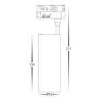 Single Circuit 10W Dimmable Track Head