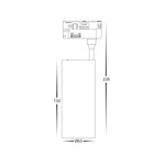 Single Circuit 20W Dali Dimmable Track Head