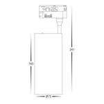 Single Circuit 30W Dali Dimmable Track Head