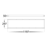 Surface Mount Kit to Suit Rectangle 40w LED Panel - HCP-17340-R-SM (2)