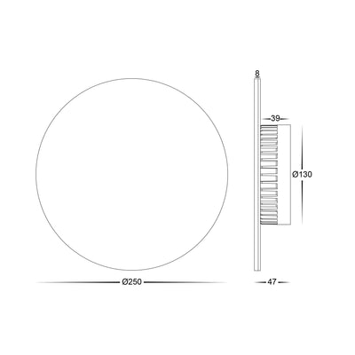 Halo Dali Dimmable LED Wall Light (3129)