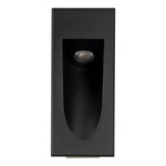 Black Rectangle Recessed 3w LED Triac Dimmable Step Light - HCP-2220302