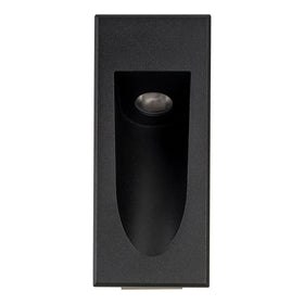 Black Rectangle Recessed 3w LED Triac Dimmable Step Light - HCP-2220302