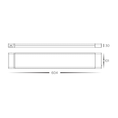 600mm LED Slim Batten Light - HCP-2381001 (2)