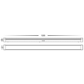 20w 40W LED Emergency Batten