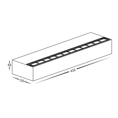 40w Up & Down Wall Light