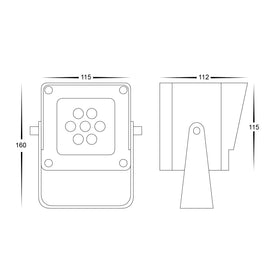 18w RGBW Spot Light