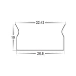Bendable Aluminium Channel to suit 18w Wall Washer Lights - HCP-24718-BEND (2)