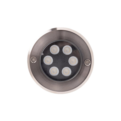 6w 24v DC Round Slim Inground Light