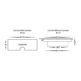 6w 24v DC Round Slim Inground Light