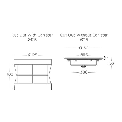 6w 24v DC Round Slim Inground Light