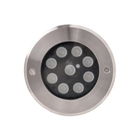 9w 24v DC Round Slim Inground Light