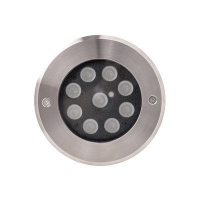 9w 24v DC Round Slim Inground Light