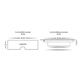 9w 24v DC Round Slim Inground Light