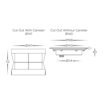 9w 24v DC Round Slim Inground Light