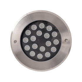 18w 24v DC Round Slim Inground Light