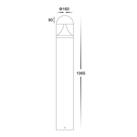 1065mm 18w Large LED Bollard Light