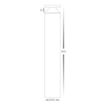 940mm 18w LED Bollard Light