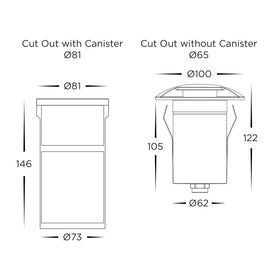 4-6w 1 Way Inground Light