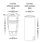 1w Mini 3 Way Inground Light