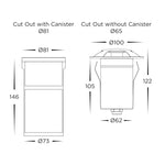 4-6w 4 Way Inground Light