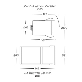 4-6w Wall Light with Eyelid
