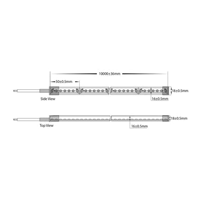 12w 24v DC 2700K IP67 Side Bend HaviFlex Flexible Neon LED Strip - HCP-37616162 (2)