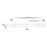 Channel to suit Sauna Haviflex LED Strip 40mm × 58mm