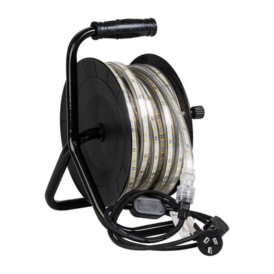 12W 240v 4000k or 5000k IP65 15m Portable LED Strip Reel - HCP-3821504