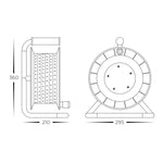 12W 240v 4000k or 5000k IP65 15m Portable LED Strip Reel - HCP-3821504 (2)