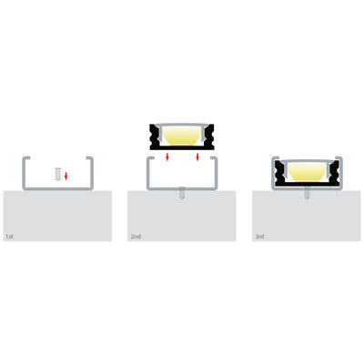 Shallow Square Profile 17mm × 7mm